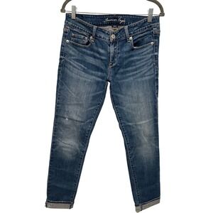 American Eagle Outfitters Women's Jeans Size 8 Skinny Stretch Denim‎ 32"x 29"